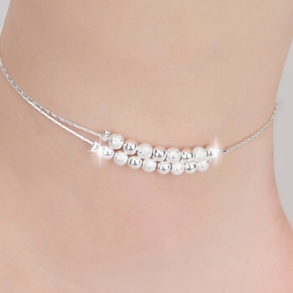 925 stamped sterling silver Anklet NWTS - Picture 1 of 3